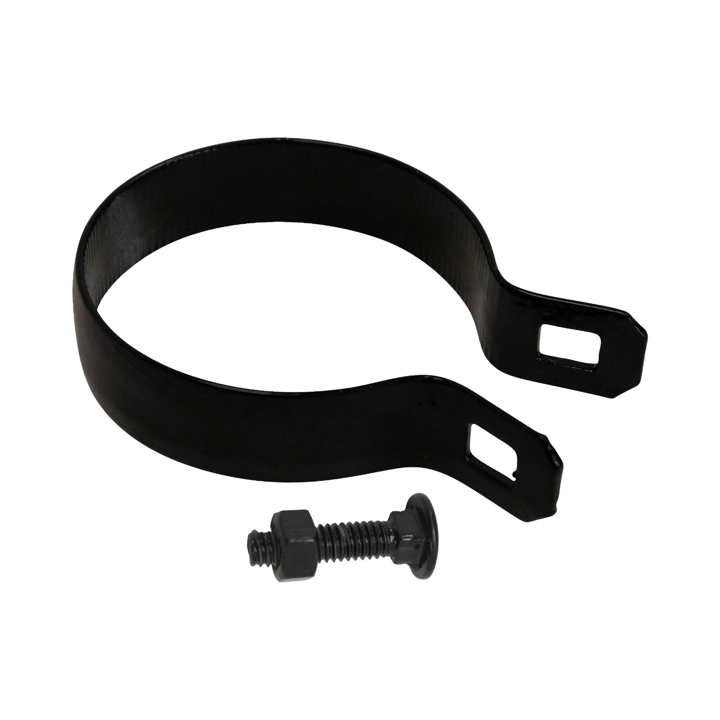 Brace Band (Beveled) Powder Coated Black, 2 7/8"