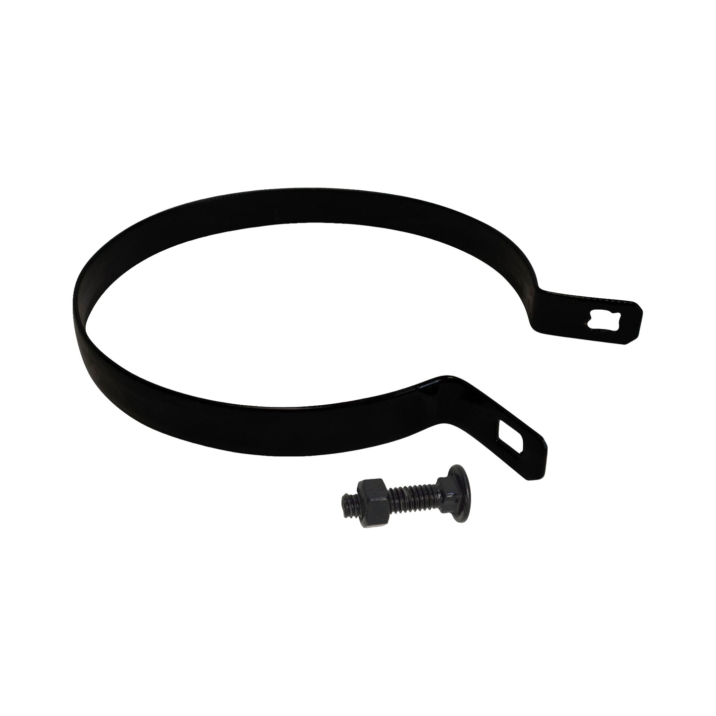 Brace Band (Beveled) Powder Coated Black, 6 5/8"