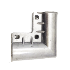 Aluminum GATE CORNER SPLIT L, 1 3/8"